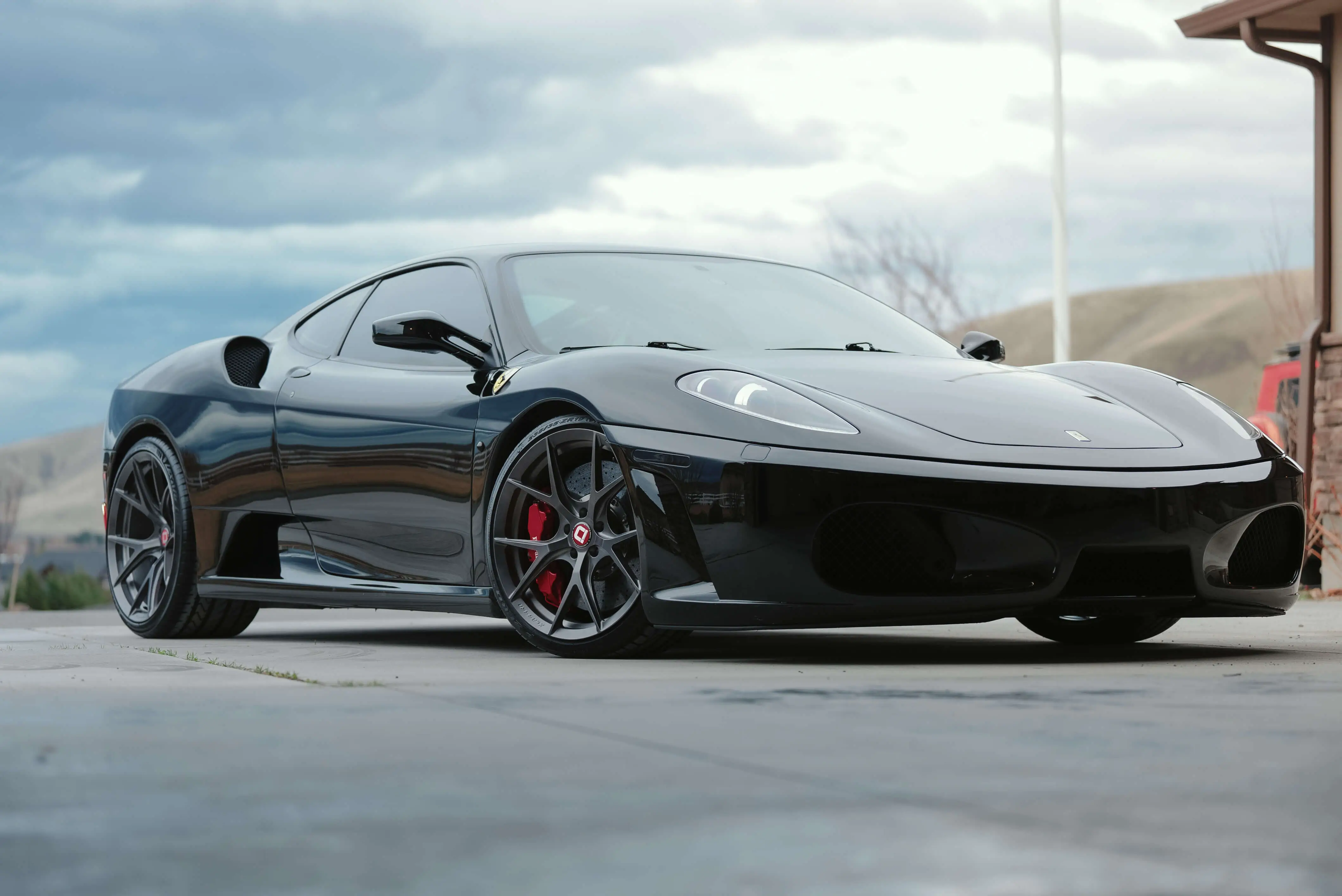 Ferrari side profile photographed in Kennewick, Washington
