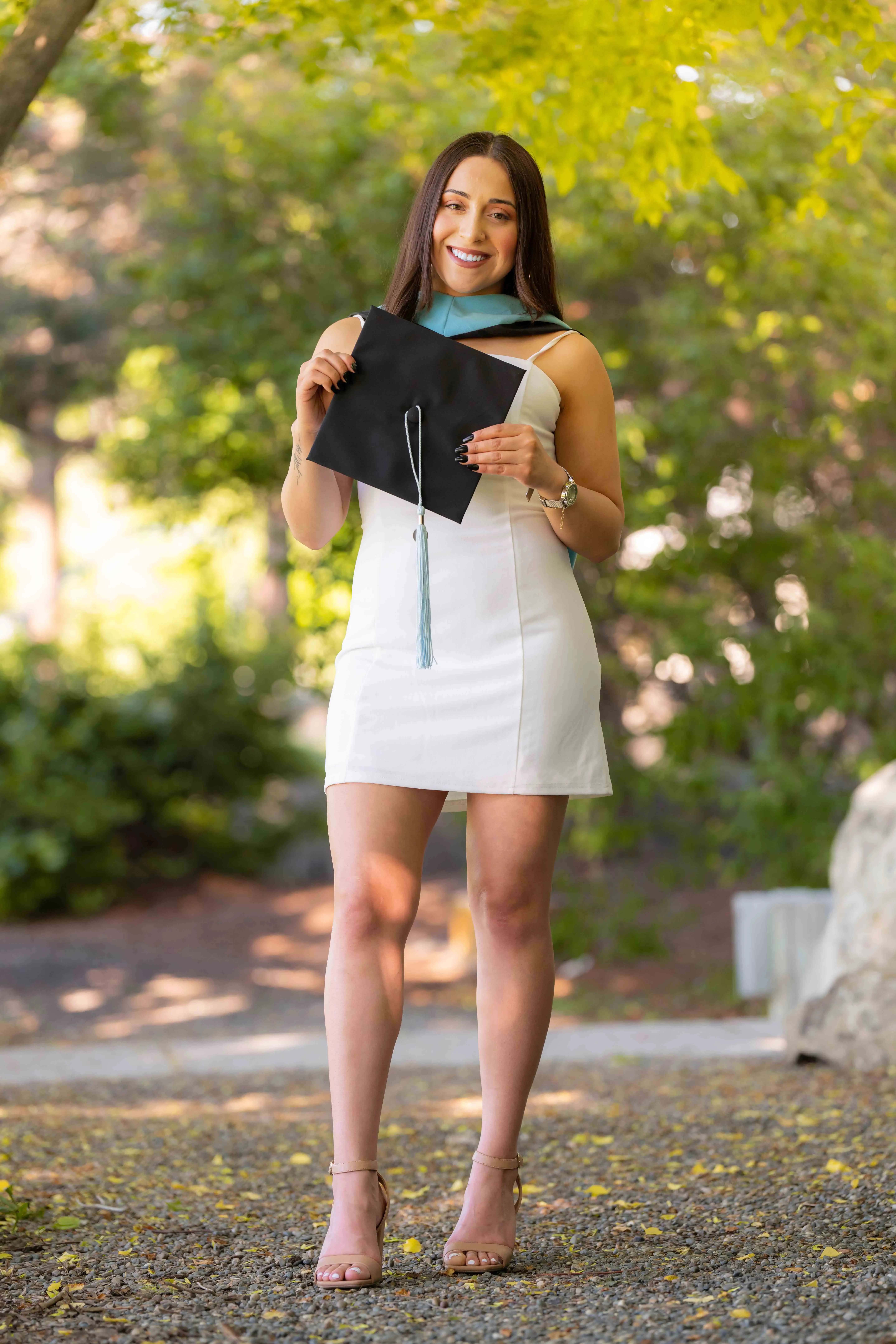 Graduation photo session natural light portrait