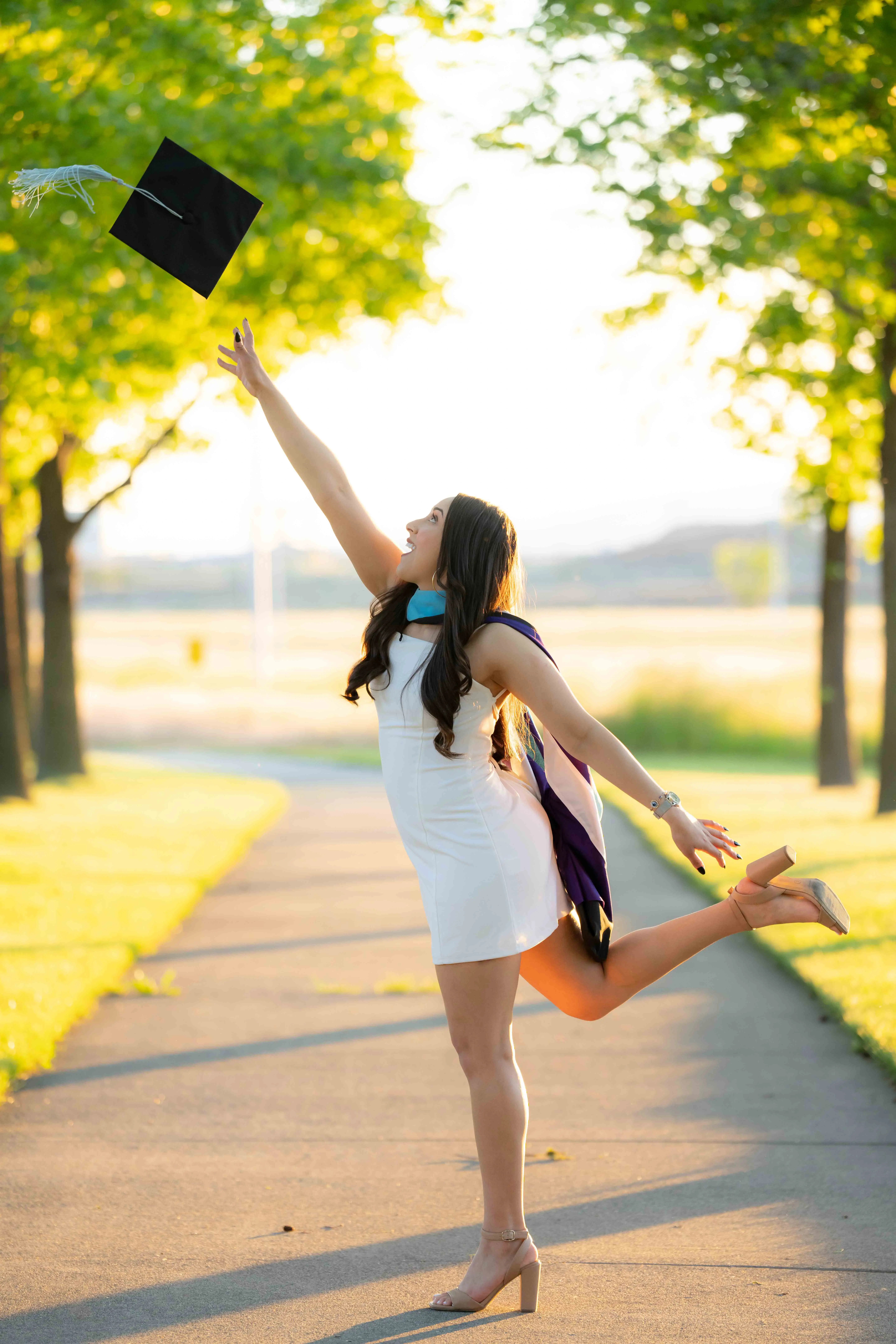 Outdoor graduation photography Spokane WA