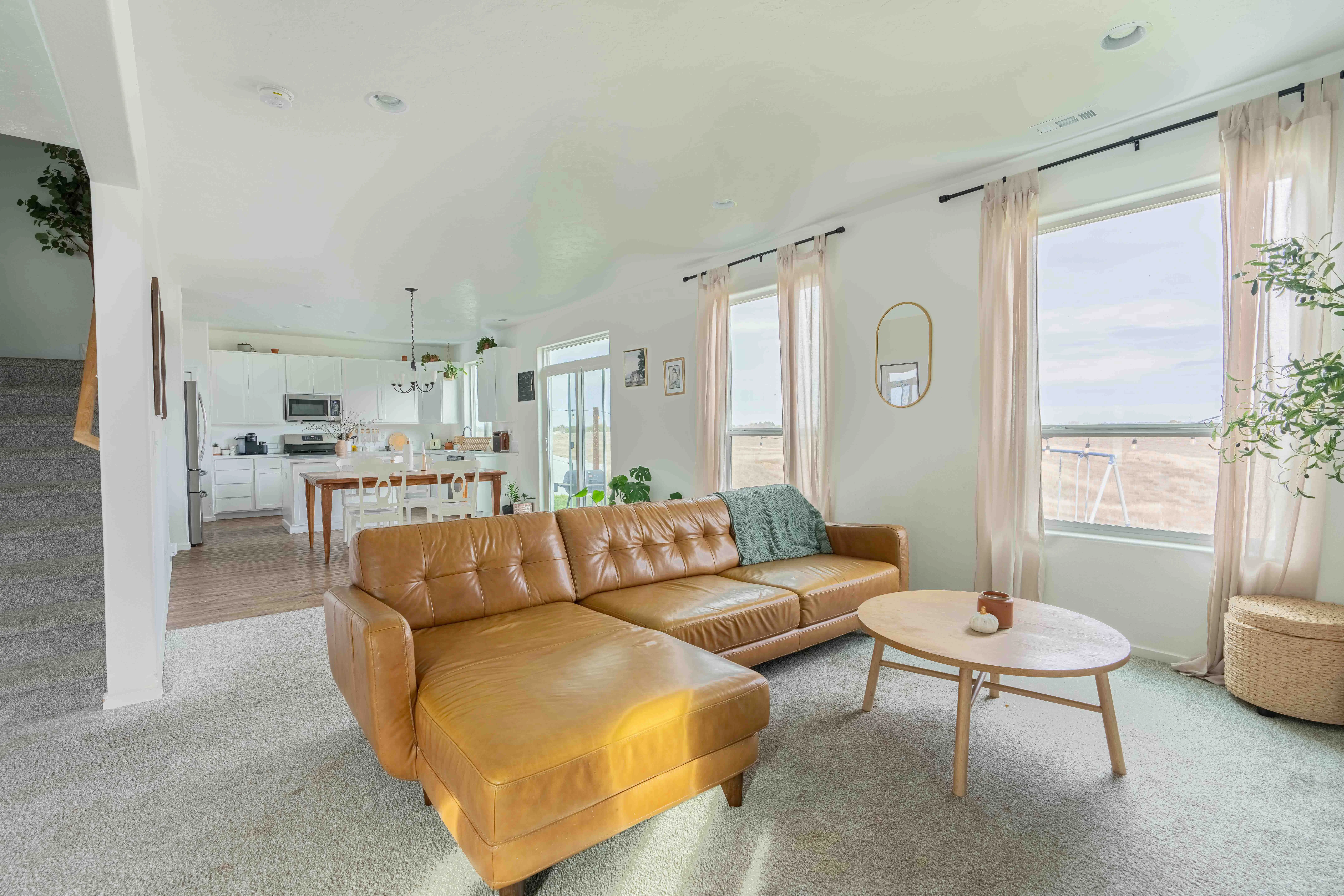 Real estate photography master bedroom Washington state