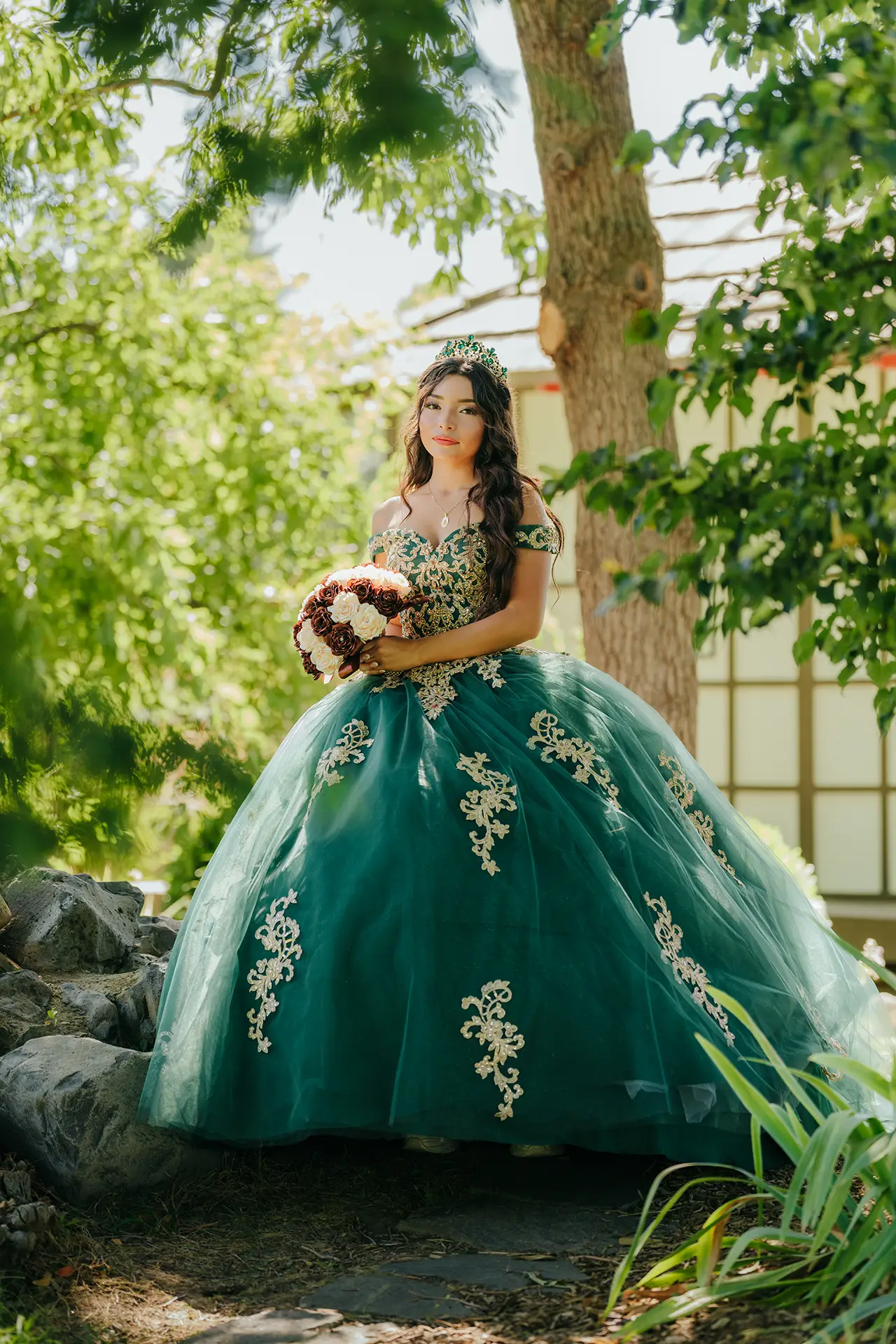 Beauty portrait from a quinceañera in Richland, WA