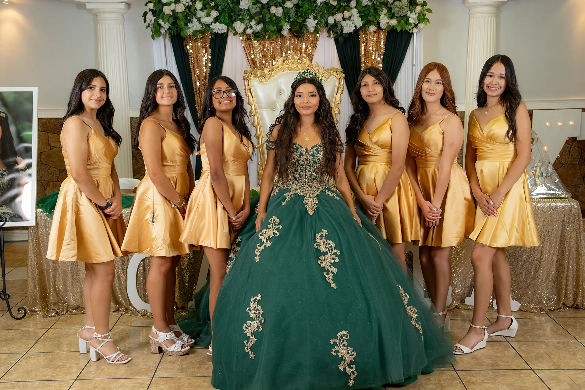 Quinceañera celebration moment